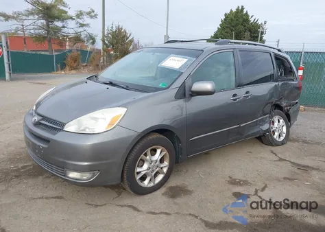 2004 Toyota Sienna Xle из США, поврежденный, VIN 5TDZA22C74S219225